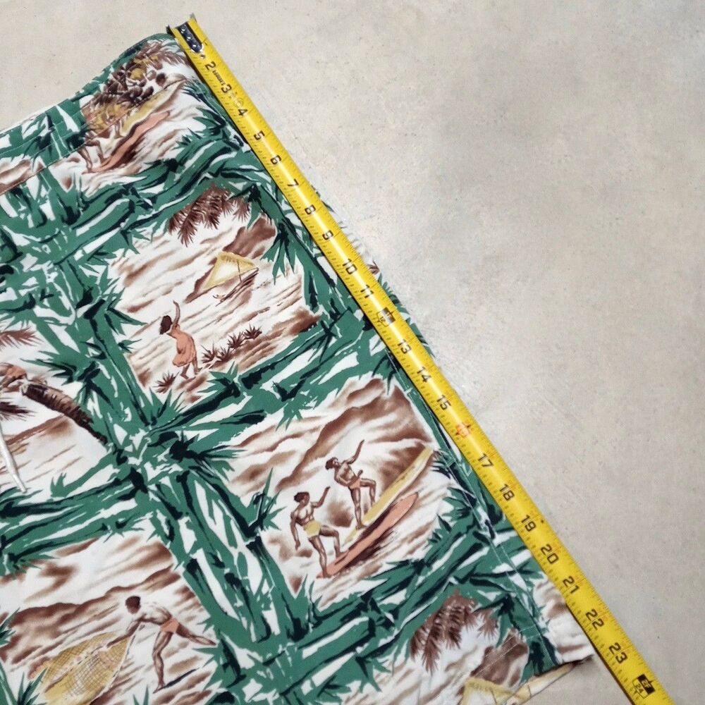 VTG Ralph Lauren POLO Sport Board Shorts Size 38 Swim Trunks Hawaiian Surfing - Picture 6 of 7